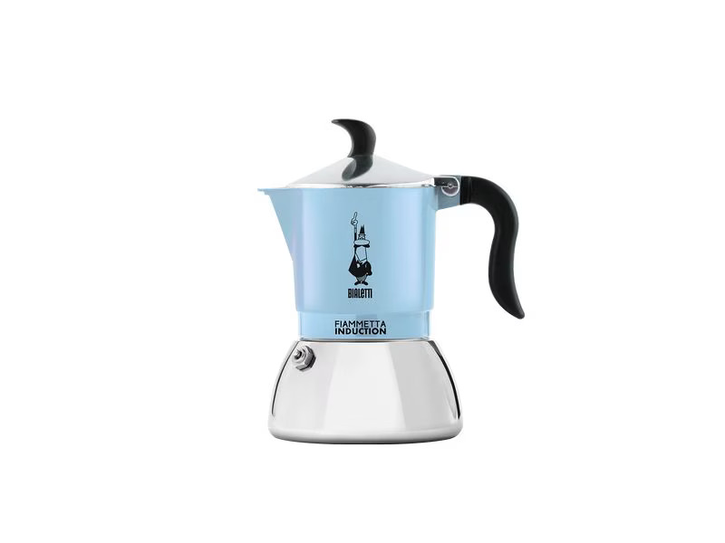 Bialetti Espressokocher Fiammetta Induction für 2 Tassen, Blau