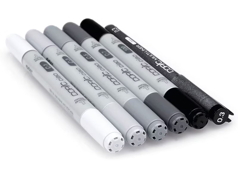 Copic Grafikmarker Ciao 5+1 Set Cool Grey