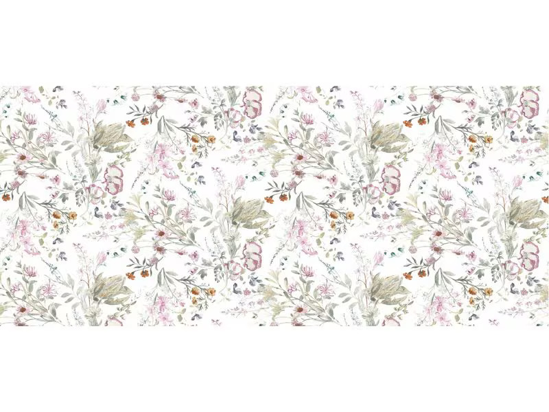 d-c-table Tischdecke Whisper Flower 110 cm x 1.4 m, Mehrfarbig