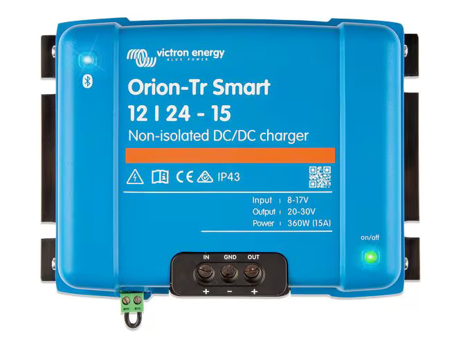 Victron Laderegler Orion-Tr Smart 12-24 V 15A, 360 W