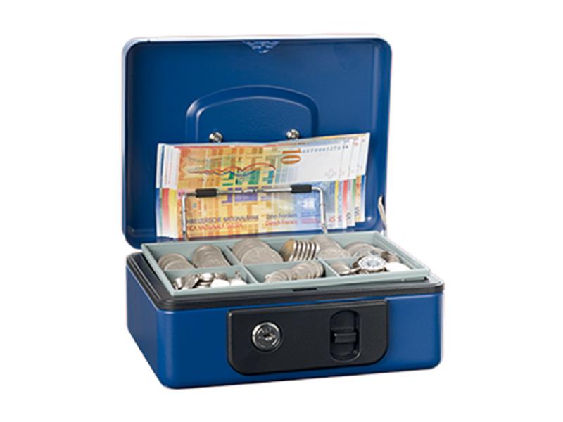 Robert Rieffel Geldkassette Deluxe 1 16.5 x 12.5 x 8.6 cm Blau