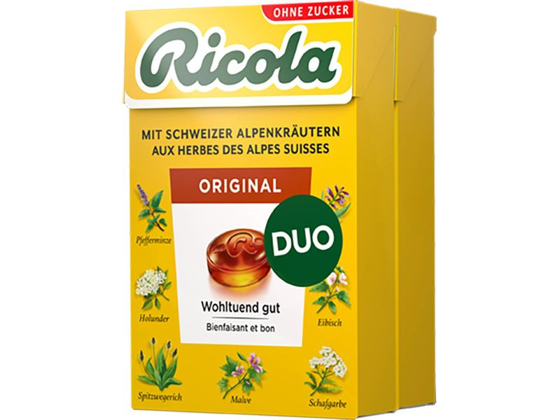 Ricola Bonbons Kräuter Original 2 x 50 g