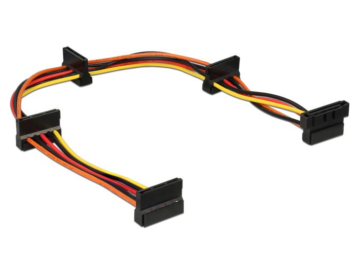Delock Stromkabel SATA - 4x SATA 40 cm