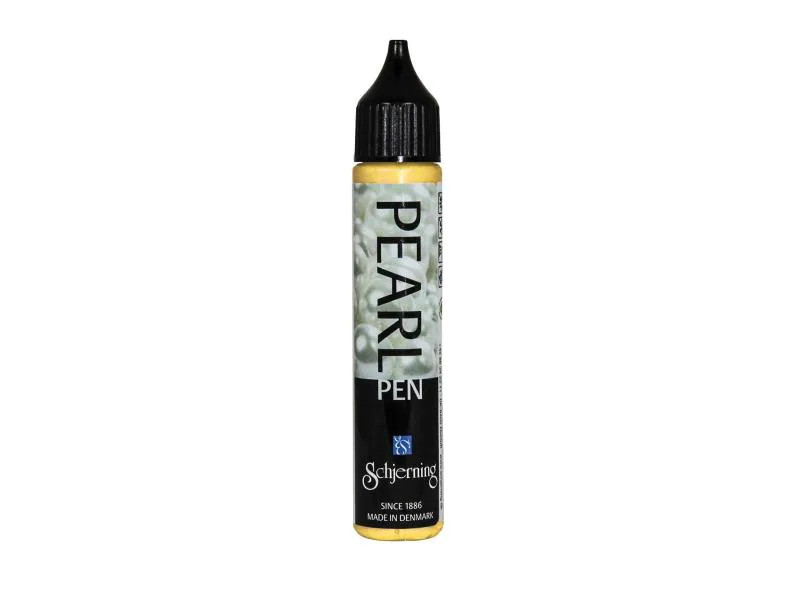 Schjerning Perlentropfenfarbe Pearl Pen 28 ml, Gelb