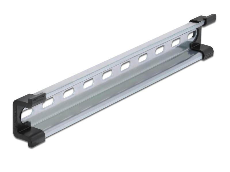 Delock Hutschiene/DIN Rail 35 x 15 mm, 25 cm aus Stah