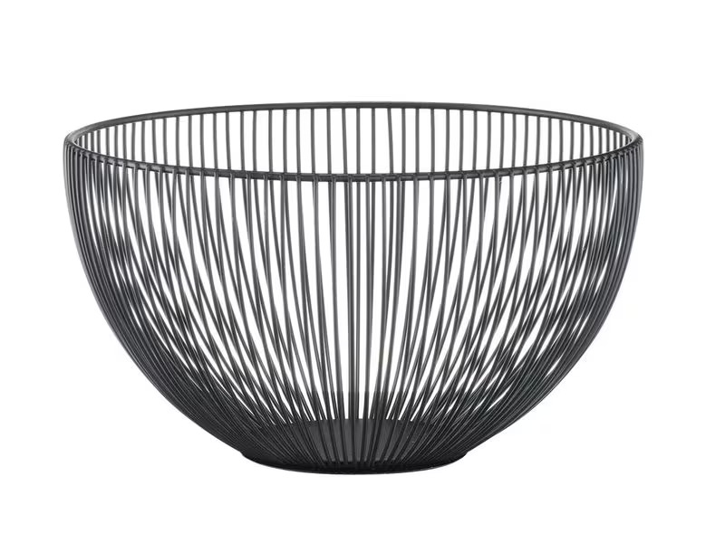 Zeller Present Früchtekorb hoch, Schwarz