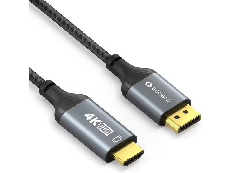 sonero Kabel DisplayPort - HDMI, 2 m
