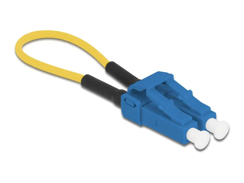 Delock LWL Loopback Adapter LC / UPC Singlemode, Blau