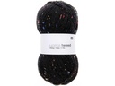 Rico Design Wolle Soft Tweed für Socken 4-fädig, 100 g, Schwarz