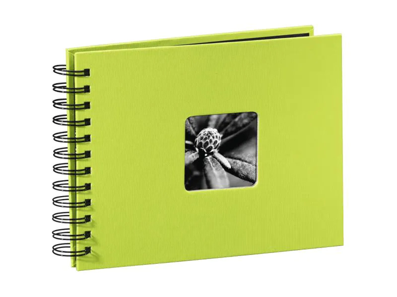 Hama Fotoalbum Fine Art 24 x 17 cm Hellgrün, 50 schwarze Seiten