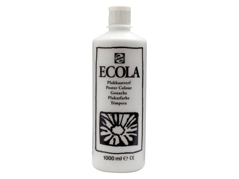 Talens Plakatfarbe Ecola 1000 ml, Weiss