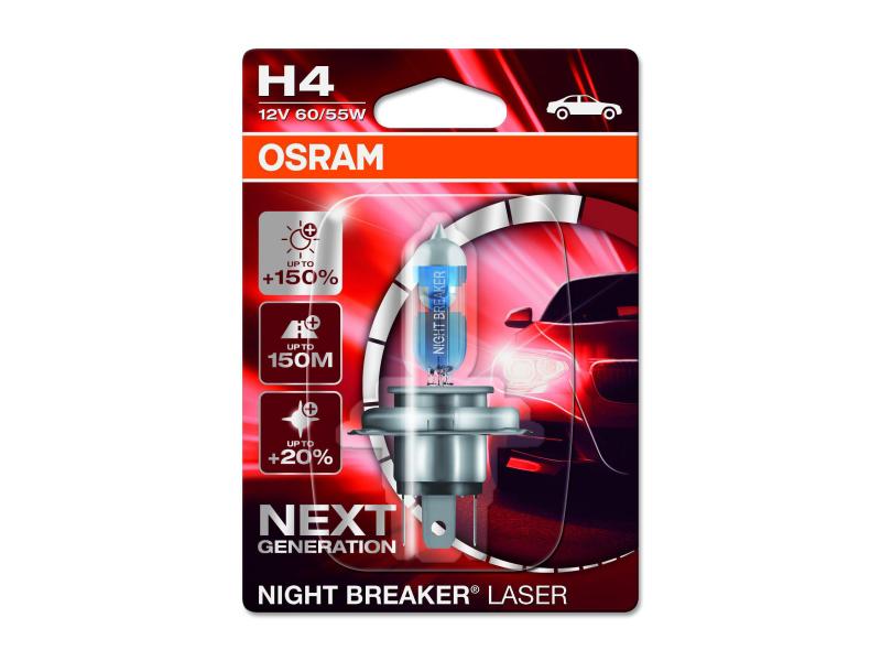 OSRAM H4 Night Breaker Laser Next Generation  H4 60/55 W 12 V