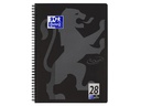 Oxford Notizheft Touch Collegeblock L28, A4 +, Kariert, Schwarz