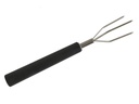 Heidi Cheese Line Kartoffelgabel Black Basic 6 Stück, Schwarz/Silber