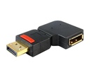 Delock Winkeladapter DP, DP f, 90° nach links