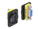 Delock D-Typ Modul DB9 Stecker zu DB9 Buchse 0 m