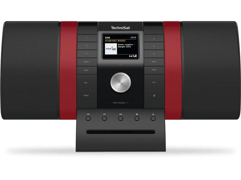 Technisat DAB+ Radio MultyRadio 4.0 Rot/Schwarz