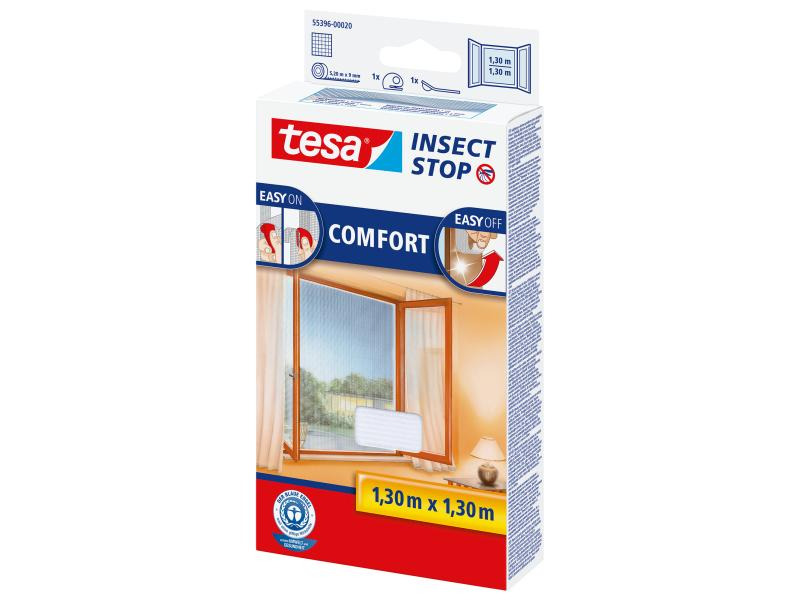 tesa Fliegengitter Insect Stop Comfort Fenster 1.3x1.3m weiss