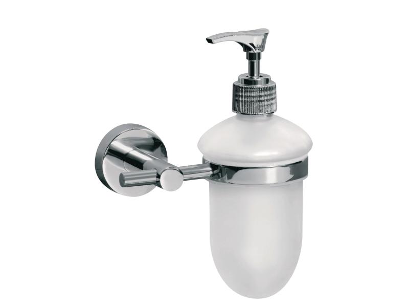 Sofia Wandseifenspender 300 ml, Weiss, Silber