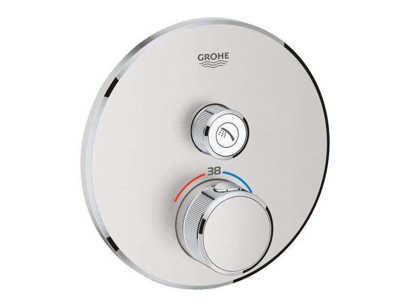 GROHE Duscharmatur Grohtherm SmartControl 43 mm, Supersteel