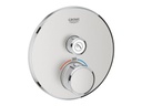 GROHE Duscharmatur Grohtherm SmartControl 43 mm, Supersteel