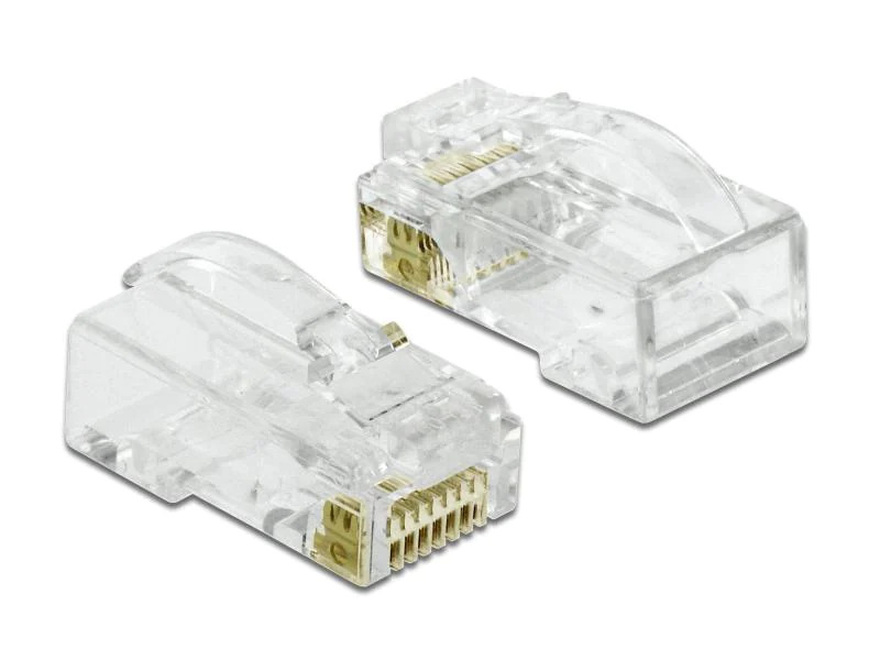 Delock Stecker RJ45 Cat.6 UTP 20 Stück, Transparent