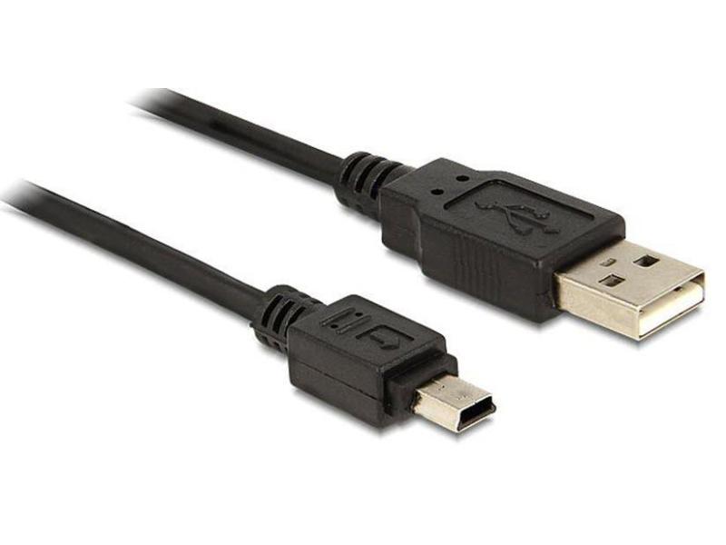 Delock USB 2.0-Kabel  USB A - Mini-USB B 0.7 m