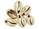 Creativ Company Perlen Muscheln, 20 mm, gold, 6 Stk.