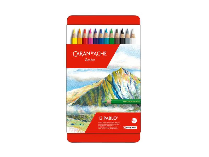Caran d'Ache Farbstifte Pablo 12 Stück