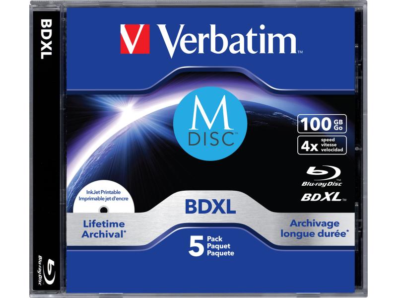 Verbatim BD-R M-Disc 100 GB, Jewelcase (1 Stück)