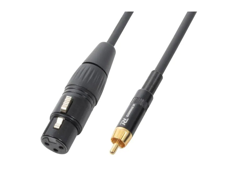 PD Connex CX54-3 XLR 3 Pole, female - Cinch 3 m