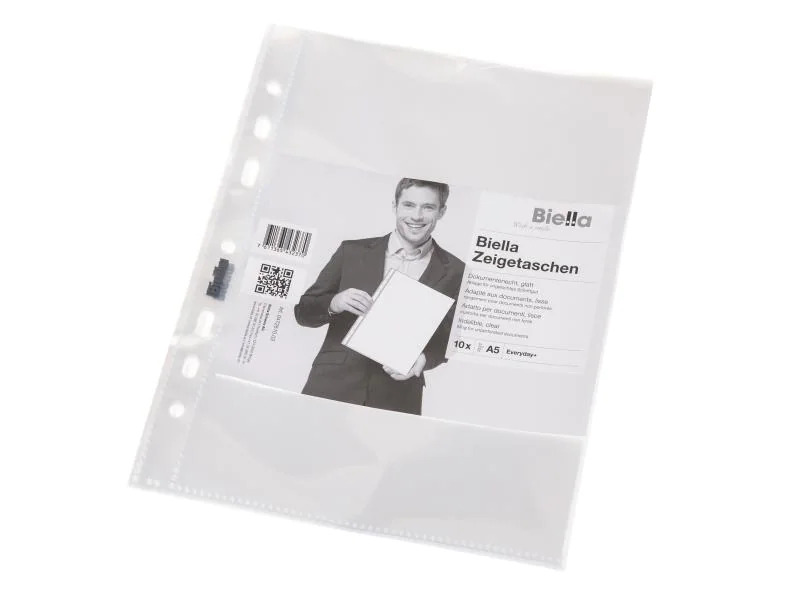 Biella Zeigetasche Everyday A5 10 x Transparent