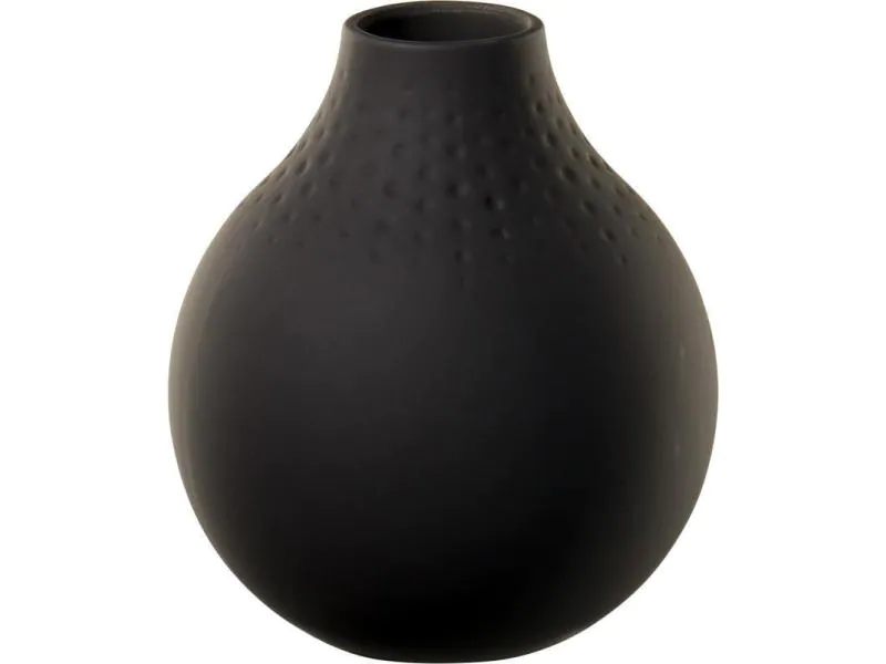 Villeroy &amp; Boch Vase Collier noir Perle No.3 Schwarz