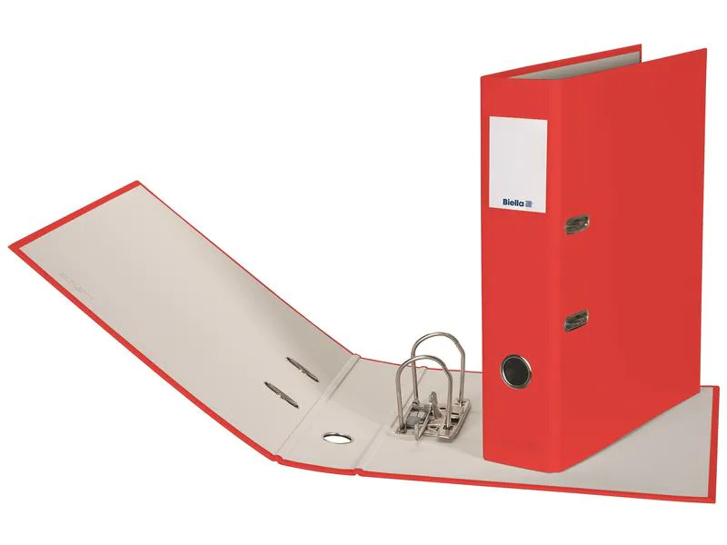 Biella Ordner Plasticolor A4 7 cm, Rot