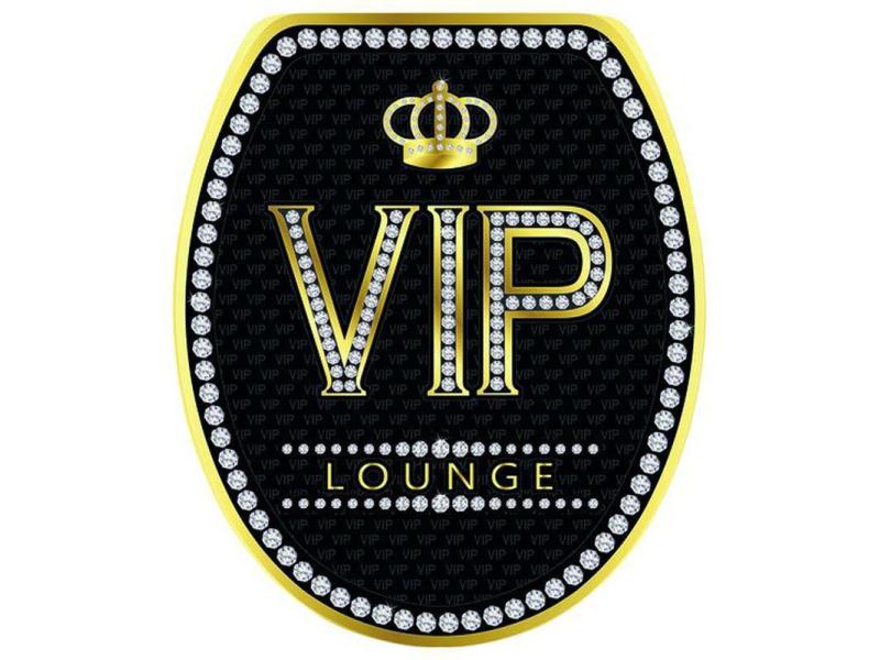 diaqua® Toilettensitz Brillant Vip Absenkautomatik, Schwarz/Gelb