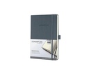 Sigel Notizbuch Conceptum A5, Kariert, Dunkelgrau