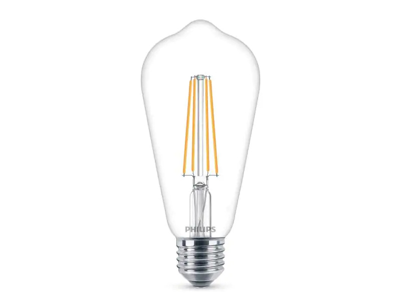 Philips Lampe LEDcla 40W E27 ST64 WW CL ND Warmweiss