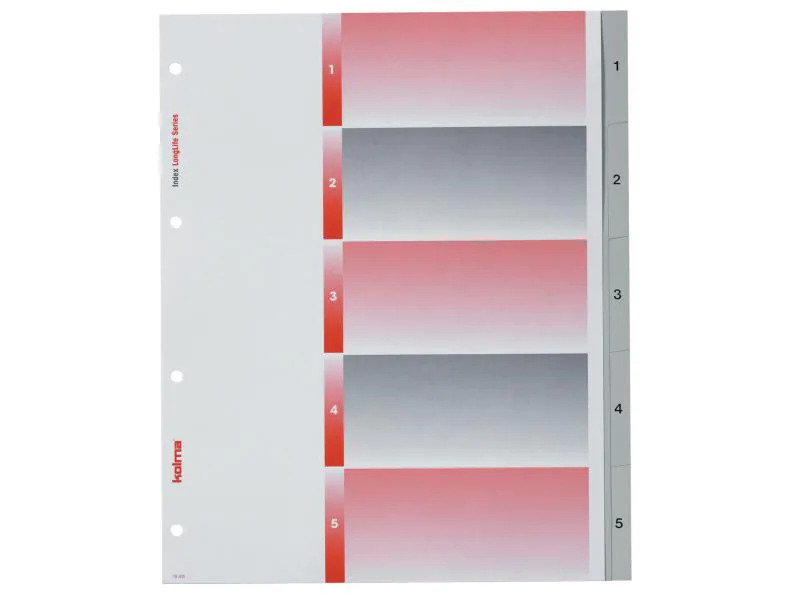 Kolma Register A4 XL LongLife 1-5