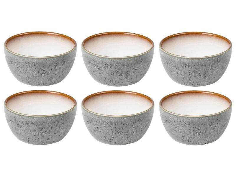 Bitz Snackschale Ø 10 cm 6 Stück, Grau/Crème