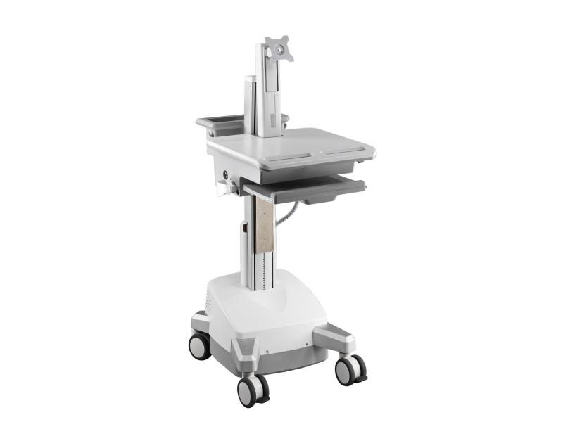 Multibrackets PC/Laptop-Wagen Workstation Cart DT mit Batteriepack