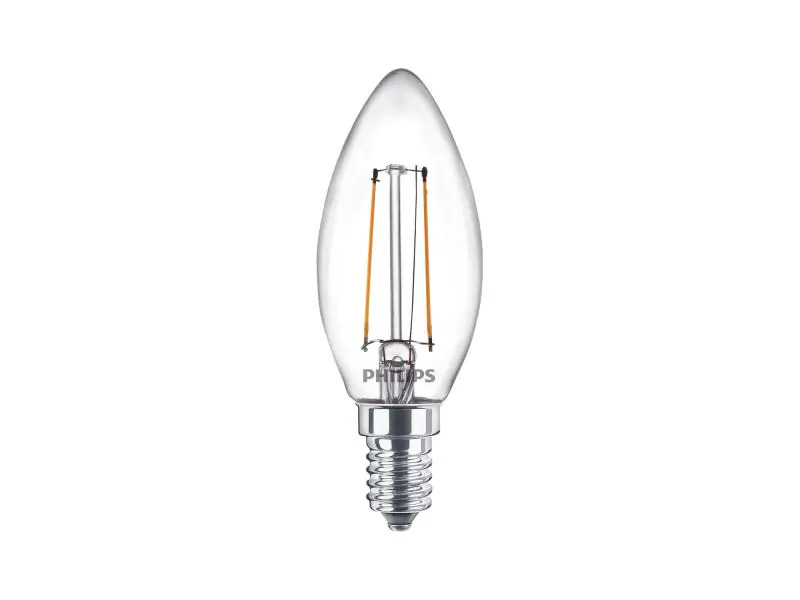 Philips Lampe LEDcla 25W E14 B35 WW CL ND 2PF Warmweiss
