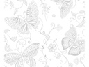 URSUS Zauberpapier 250 g/m2 10 Blatt, Weiss, Schmetterling