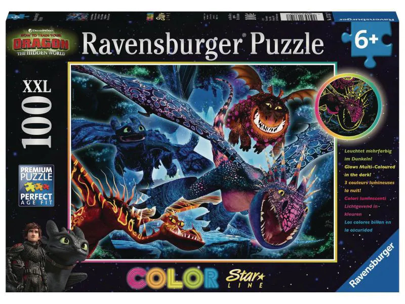 Ravensburger Puzzle Dragons 3 Leuchtende Drachen