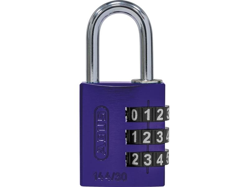 Abus Zahlenschloss 144/30 B/DFNLI Lila Aluminium