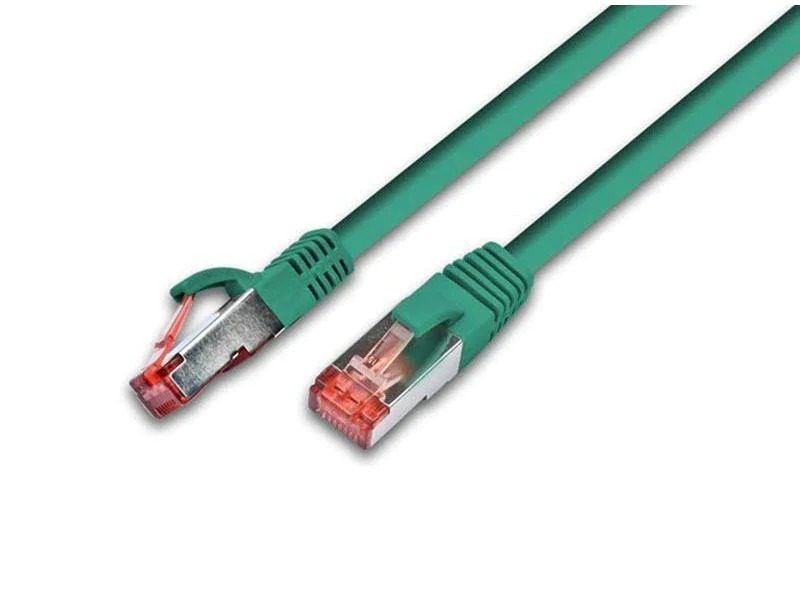 Wirewin Patchkabel RJ-45 - RJ-45, Cat 6, S/FTP, 0.5 m, Grün