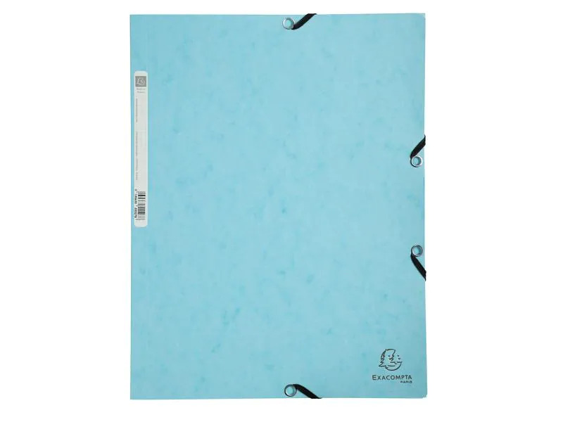 Exacompta Gummibandmappe Aquarel A4, Pastellblau