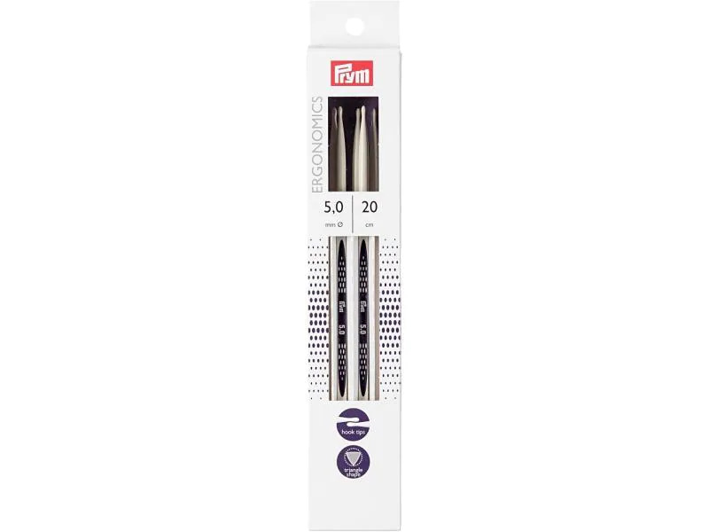 Prym Stricknadeln Ø 5 mm für Strümpfe, 5 Stück