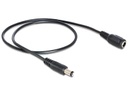 Delock Kabel DC Verlängerung 5.5 x 2.1 mm, 50 cm
