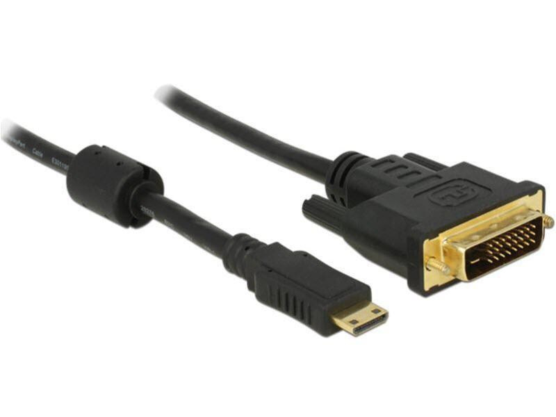 Delock Kabel Mini-HDMI (HDMI-C) - DVI-D, 1 m