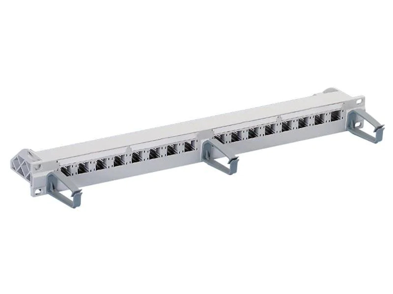 R&amp;M Patchpanel 16 Port Cat 6A 1 HE 19 leer ungeschirmt